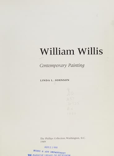 Tapa de William Willis