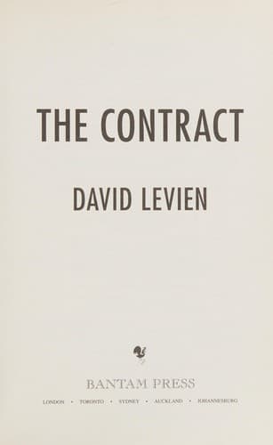 Tapa de The contract