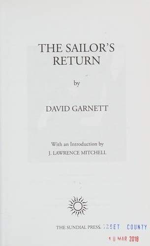 Tapa de The sailor's return