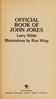 Tapa de Official Book of John Jokes