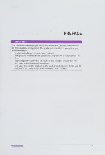 Tapa de Unit 30 Introductory Accounting