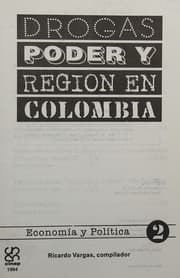 Tapa de Drogas poder y región en Colombia