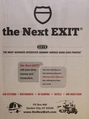 Tapa de The next exit 2016