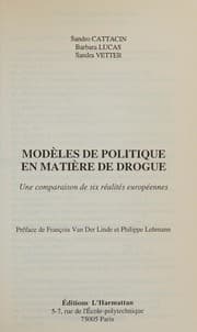 Tapa de Modèles de politique en matière de drogue