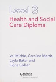 Tapa de Level 3 Health and Social Care Diploma