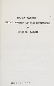 Tapa de Maria Sabina