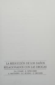 Tapa de La Reducción de los daños relacionados con las drogas