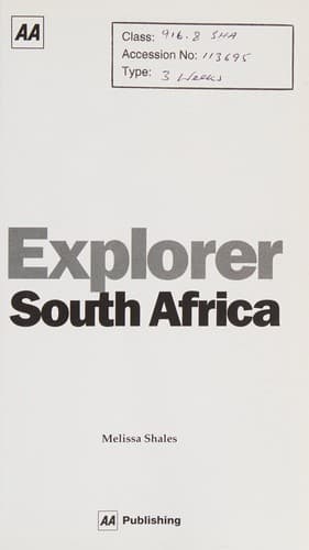 Tapa de Explorer South Africa