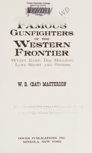 Tapa de Famous gunfighters of the Western frontier