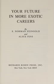 Tapa de Your future in more exotic careers