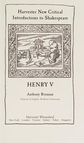 Tapa de Henry V