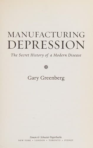 Tapa de Manufacturing Depression