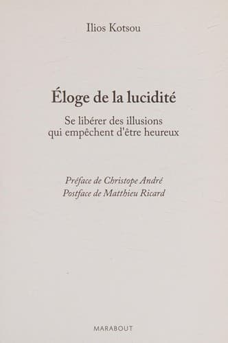 Tapa de Éloge de la lucidité