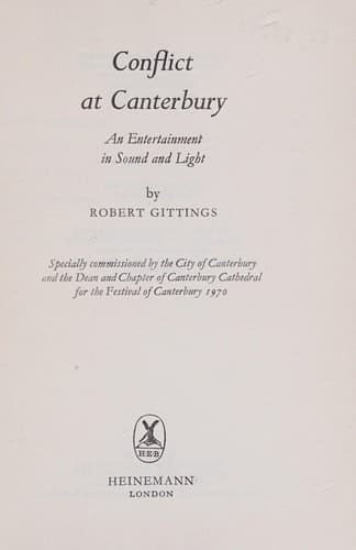 Tapa de Conflict at Canterbury