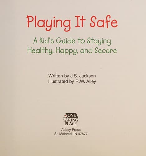 Tapa de Playing it safe