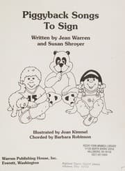 Tapa de Piggyback songs to sign