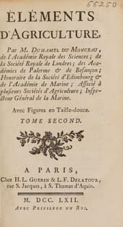 Tapa de Éléments d'agriculture