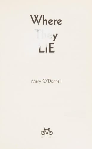 Tapa de Where they lie