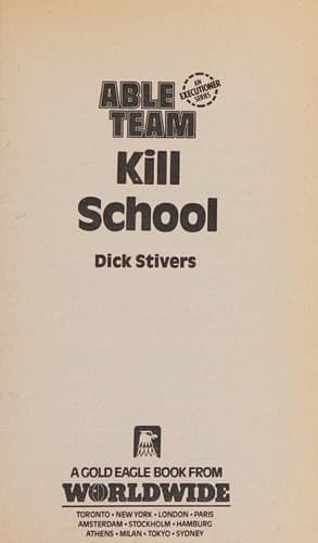 Tapa de Kill School (Able Team)