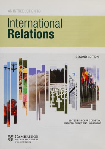 Tapa de An introduction to international relations