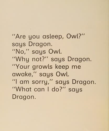 Tapa de Dragon and sleepy owl