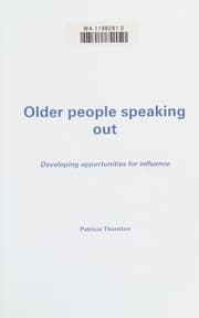 Tapa de Older People Speaking Out (Involving Older People)