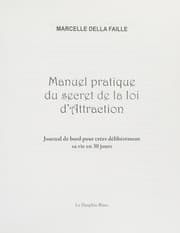 Tapa de Manuel pratique du secret de la loi d'attraction