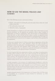 Tapa de E-Mail and Internet : Model Policies and Clauses