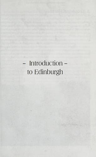 Tapa de Historic walking guides Edinburgh