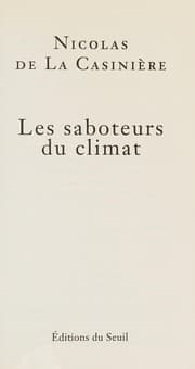 Tapa de Les saboteurs du climat