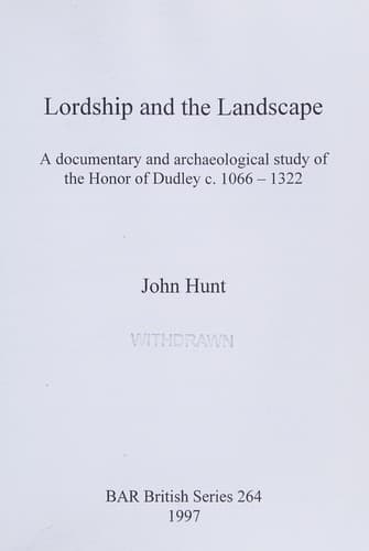 Tapa de Lordship and the Landscape
