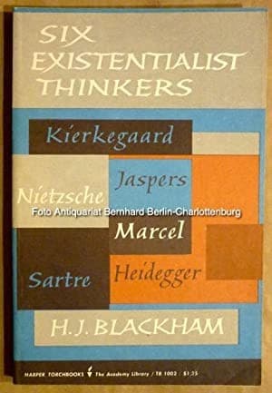 Tapa de Six existentialist thinkers.