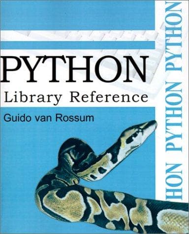 Tapa de Python Library Reference (Open Source Library)
