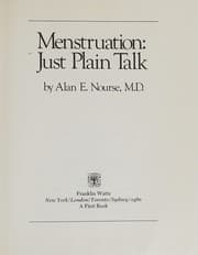 Tapa de Menstruation, just plain talk