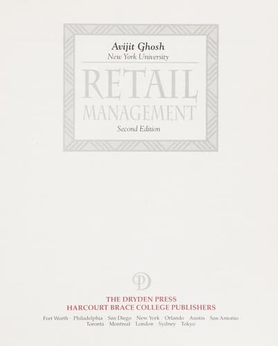 Tapa de Retail management