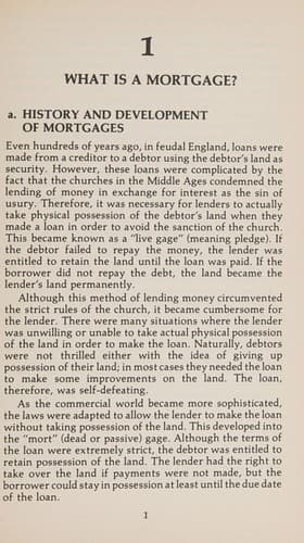 Tapa de Mortgages and foreclosure