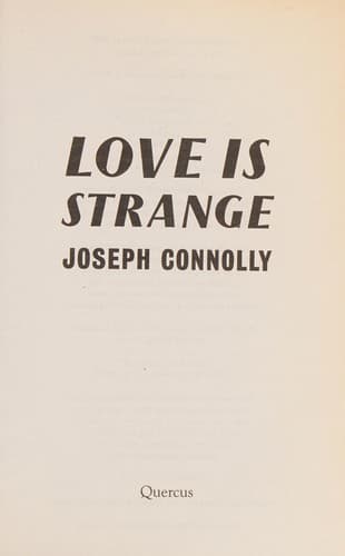 Tapa de Love is strange