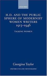 Tapa de H.D. and the public sphere of modernist women writers, 1913-1946