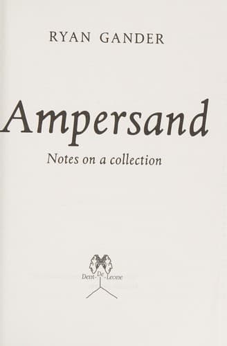 Tapa de Ampersand