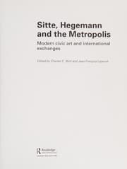 Tapa de Sitte, Hegemann and the metropolis