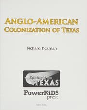 Tapa de Anglo-American colonization of Texas