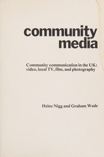 Tapa de Community media