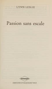 Tapa de Passion Sans Escale