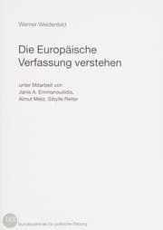 Tapa de Die Europäische Verfassung verstehen