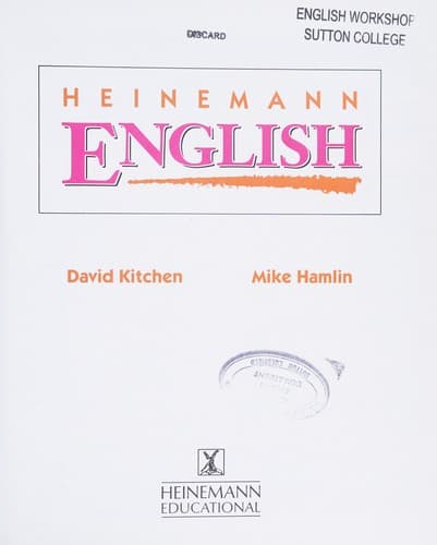 Tapa de Heinemann English