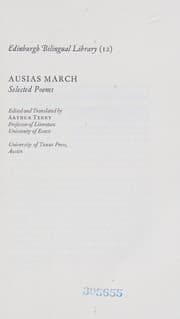 Tapa de Ausias March