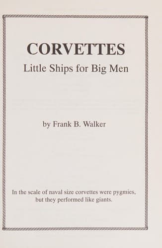 Tapa de Corvettes