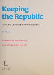Tapa de Keeping the republic