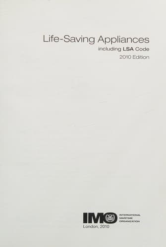 Tapa de Life-saving appliances