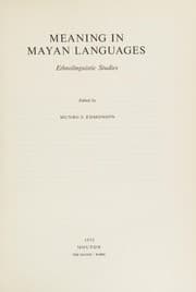 Tapa de Meaning in Mayan languages